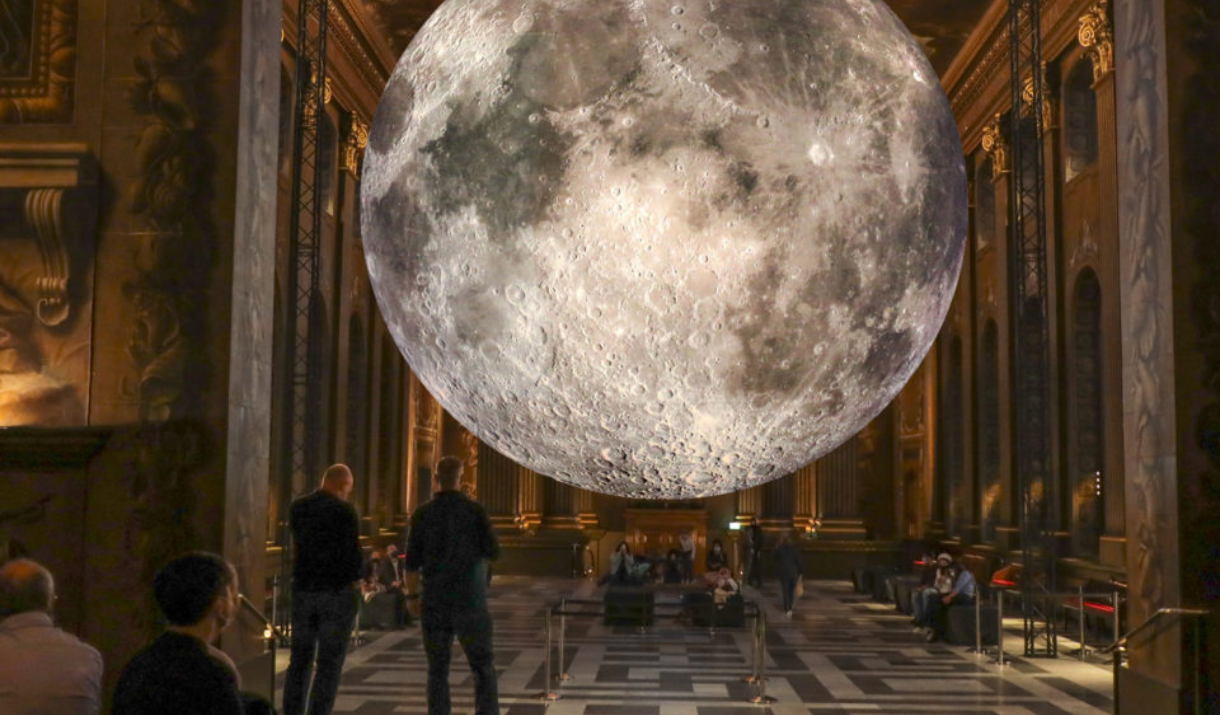 Museum of the Moon at Old Royal Naval College